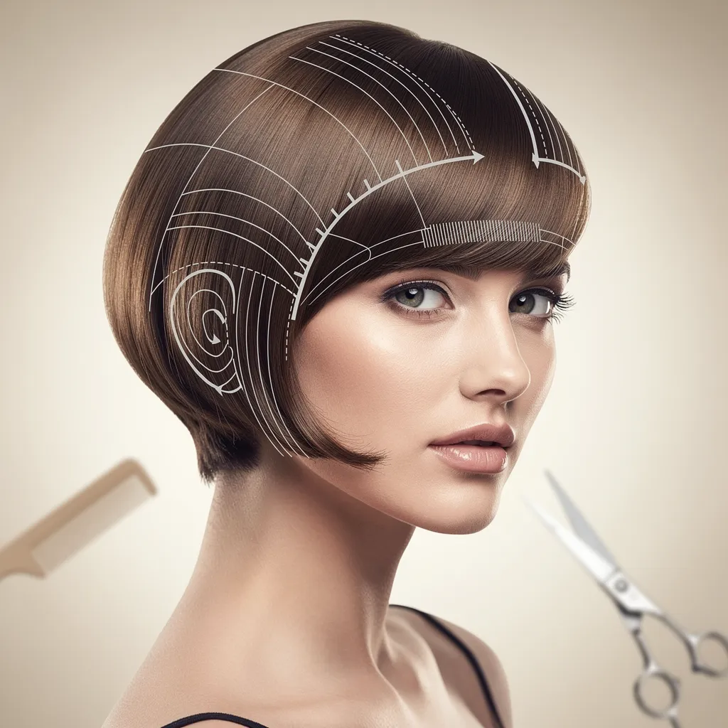 Schéma de coupe en coiffure : la base technique pour comprendre chaque geste