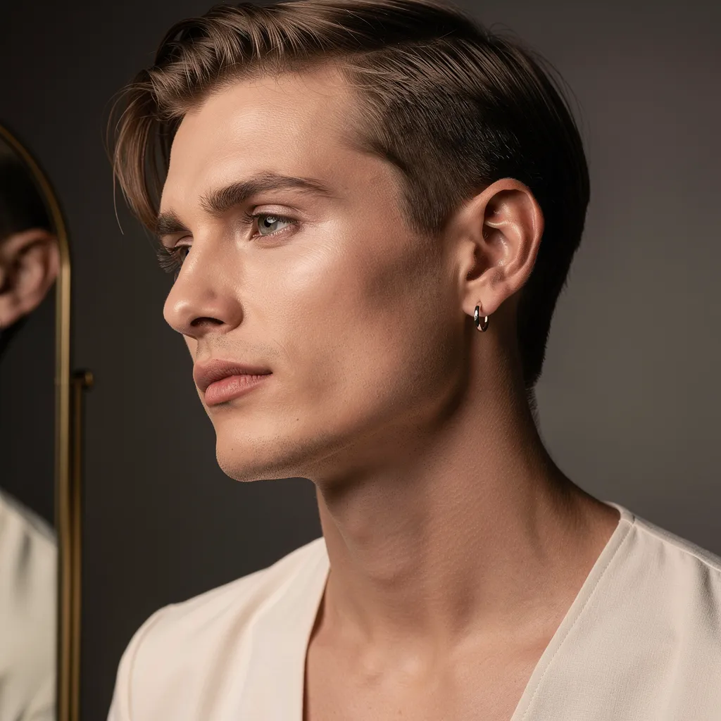 Boucle d’oreille à gauche chez l’homme : ce que ça signifie vraiment
