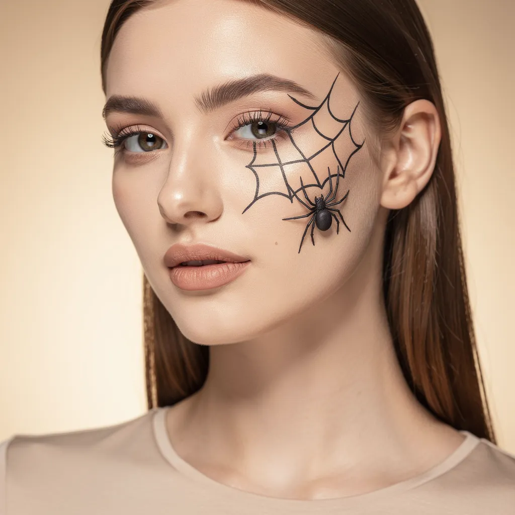 Réussir un maquillage d’araignée facile : tuto visage express