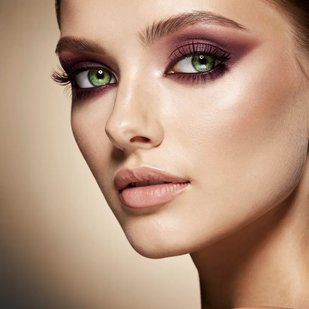 Comment réussir un maquillage prune quand on a les yeux verts ?
