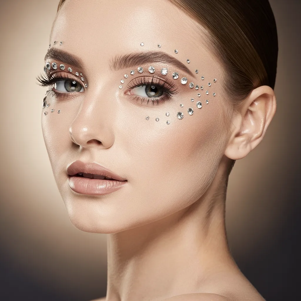 Sublimer son maquillage avec des strass : astuces et techniques de pose