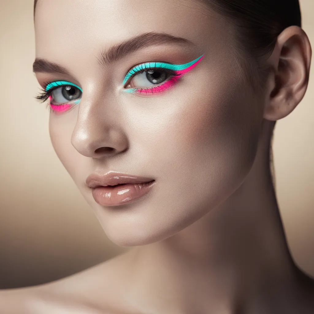 Maquillage fluo pour débutantes : 4 looks accessibles